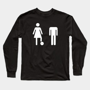 His Head = My Football - Graphic Unisex Long Sleeve T-Shirt